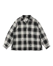 BOWWOW / REMADE RAYON PLAID SHIRT AGED
