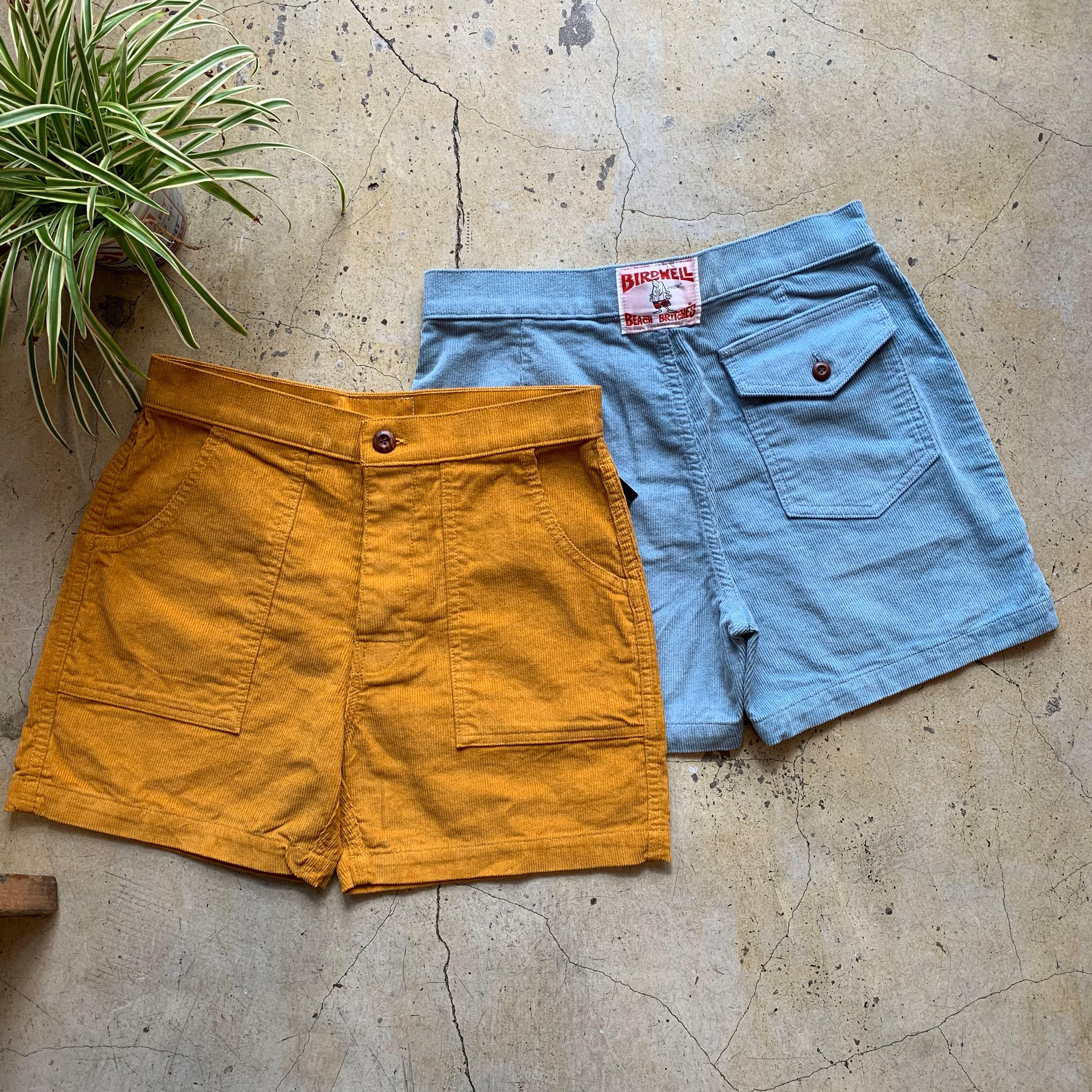 BIRDWELL CORD SHORTS コーデュロイ ショーツ ネイビー 30 - ショート