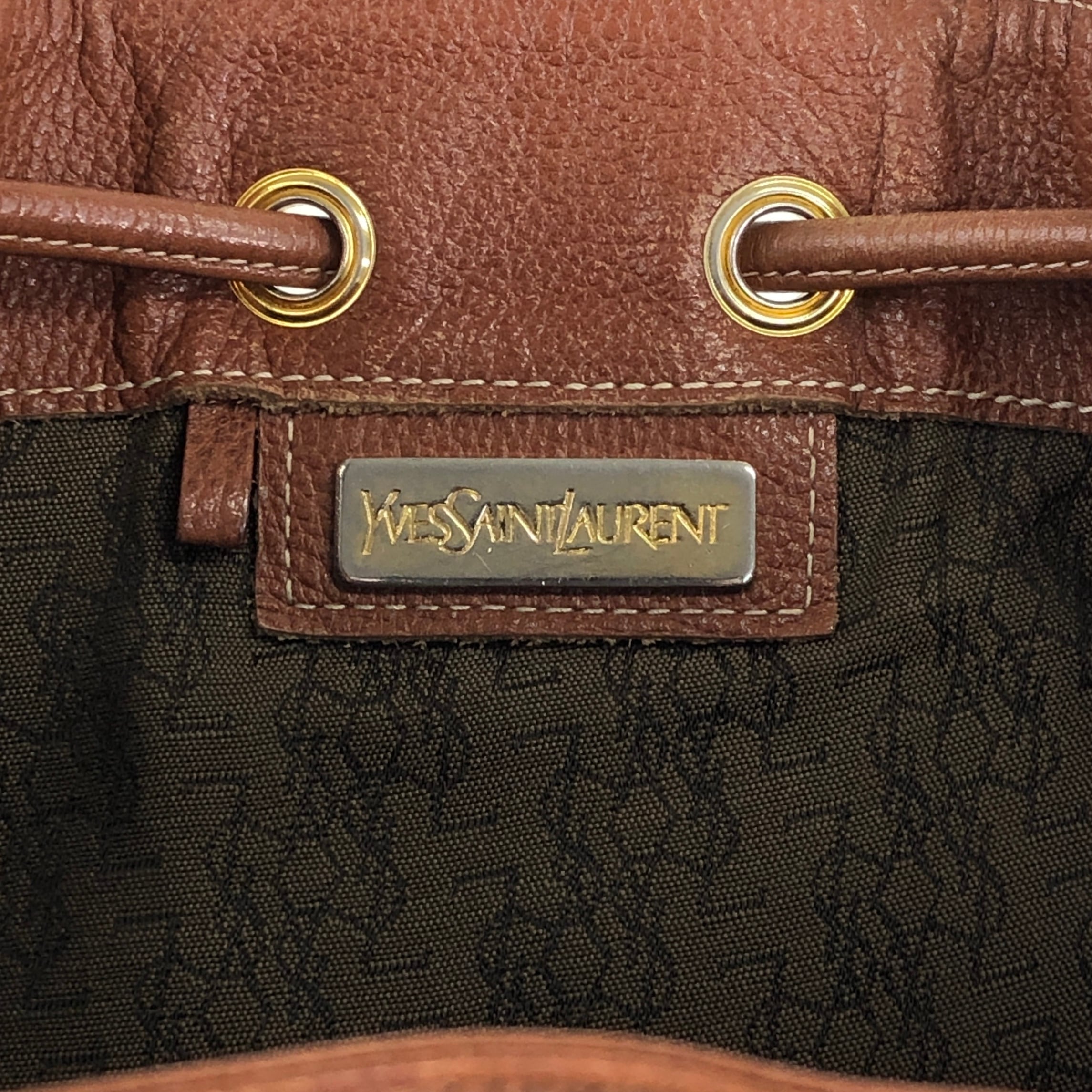 Yves Saint Laurent イヴ・サンローラン ショルダーバッグ ブラウン