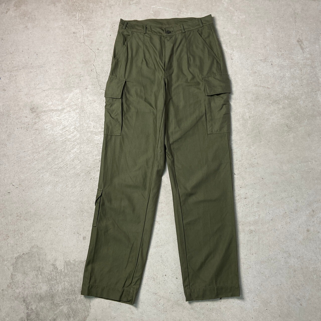 80年代 オランダ軍 ナイフポケット フィールドカーゴパンツ メンズW32 