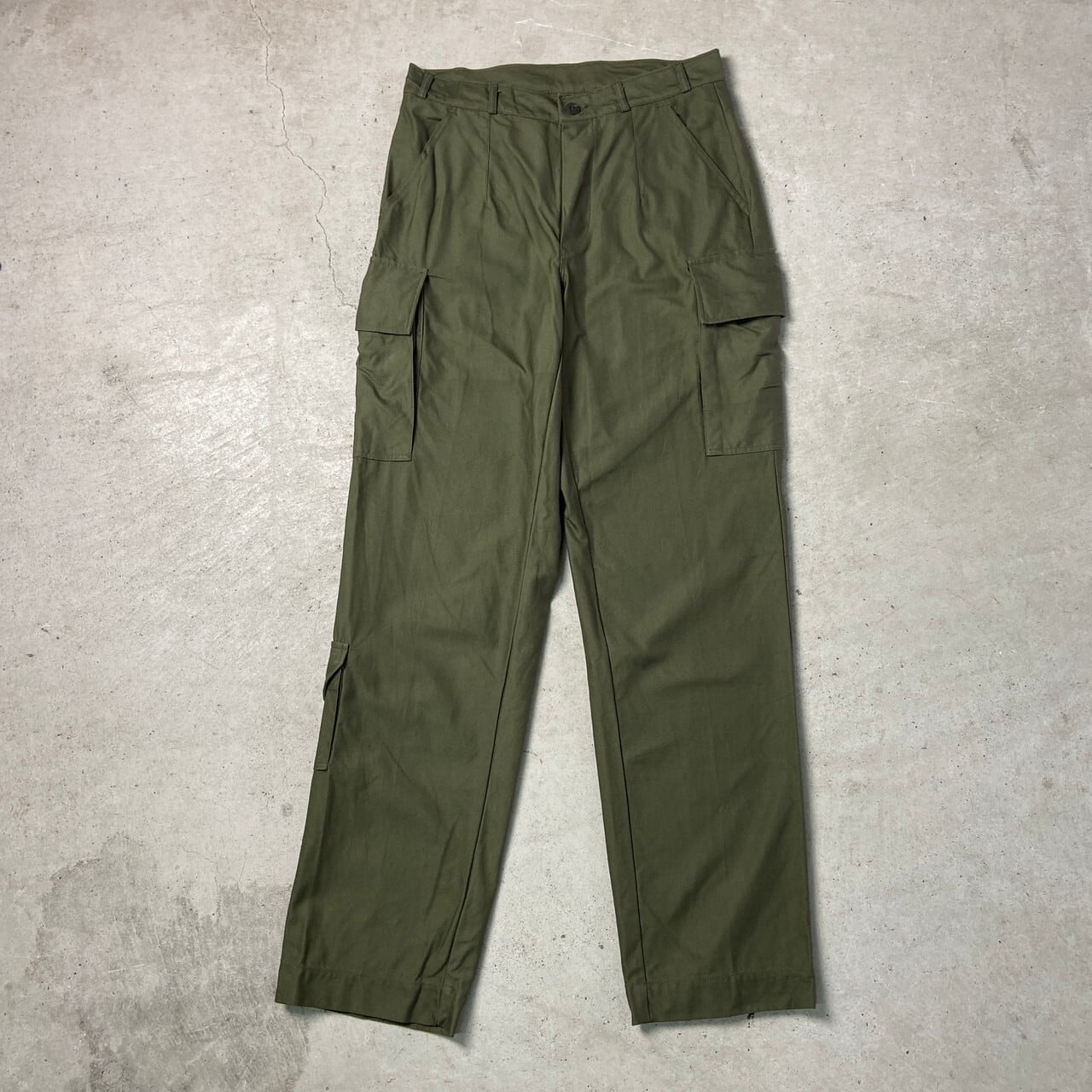 80年代 オランダ軍 ナイフポケット フィールドカーゴパンツ メンズW32 