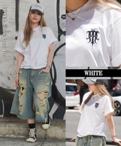 ◆シンプル ロゴ 刺繍 Tシャツ◆RP-26006