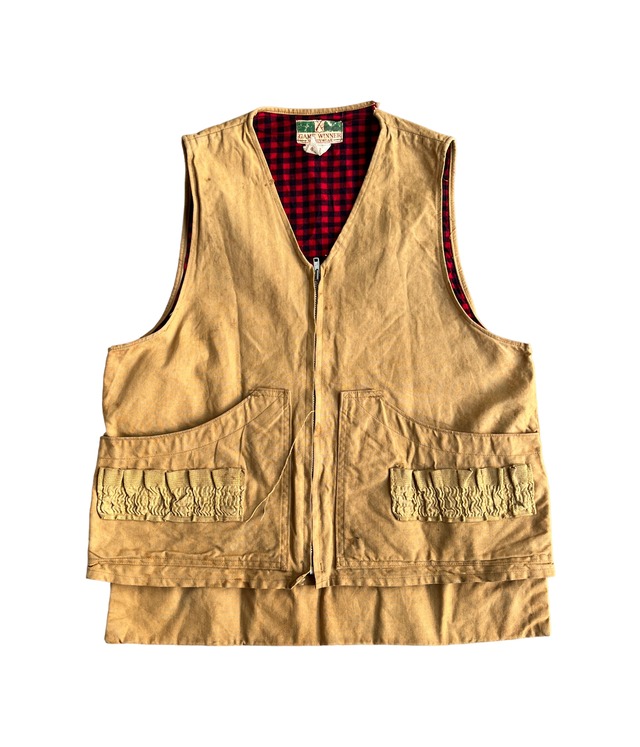 Vintage 70s M Hunting vest -Game winner-