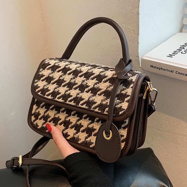 レオパード スクウェア ハンドバッグ メッセンジャーバッグ Tiancai_Wing_Bag23008961475