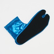 ラメドットストレッチ足袋　ブルー　[ G1022 G1025 G1026 G1056]