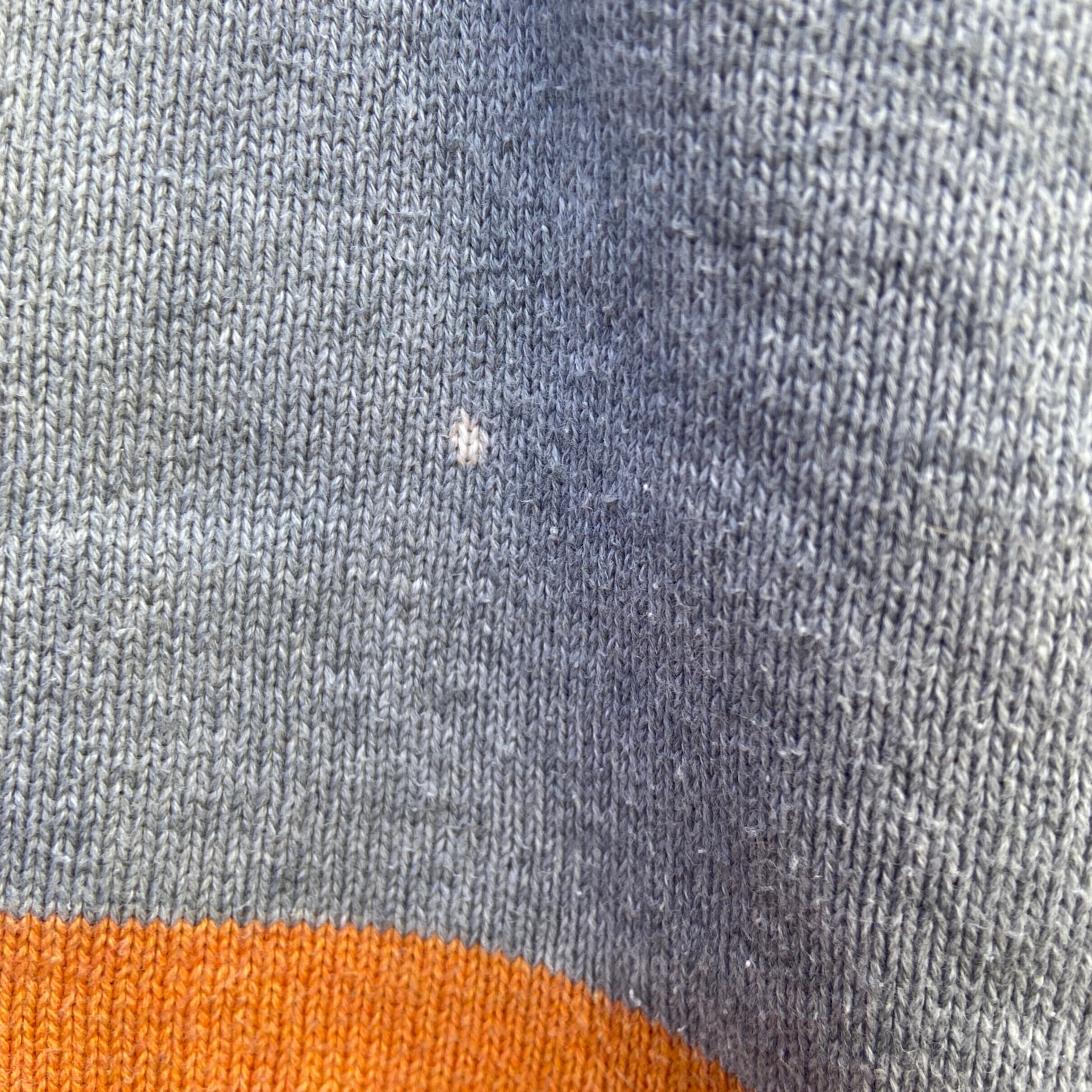 ビッグサイズ トミーヒルフィガー ハーフジップ コットンニット