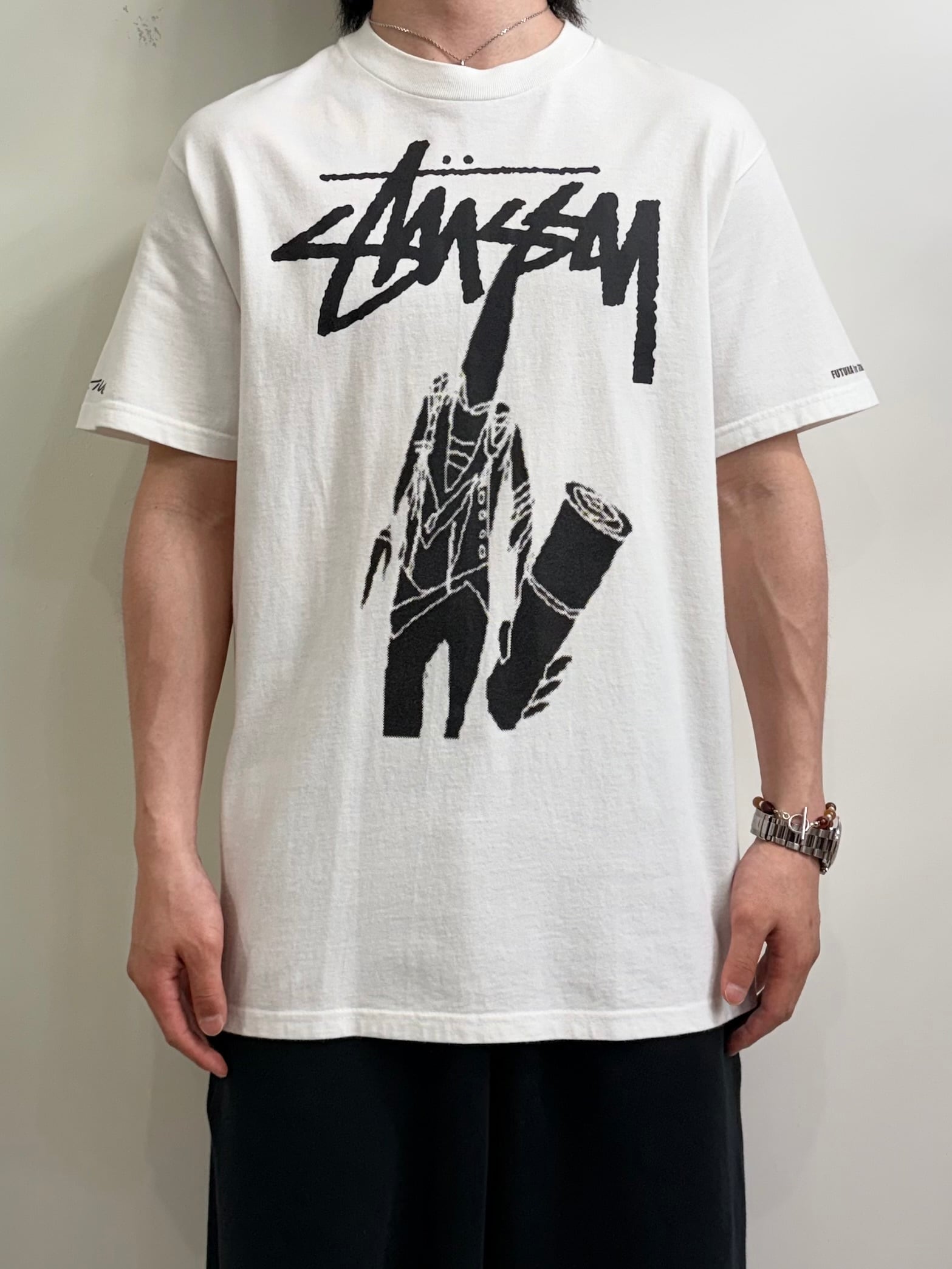 80's~90's old stussy “Surf Skull” Design Tee “黒タグ” “サーフ