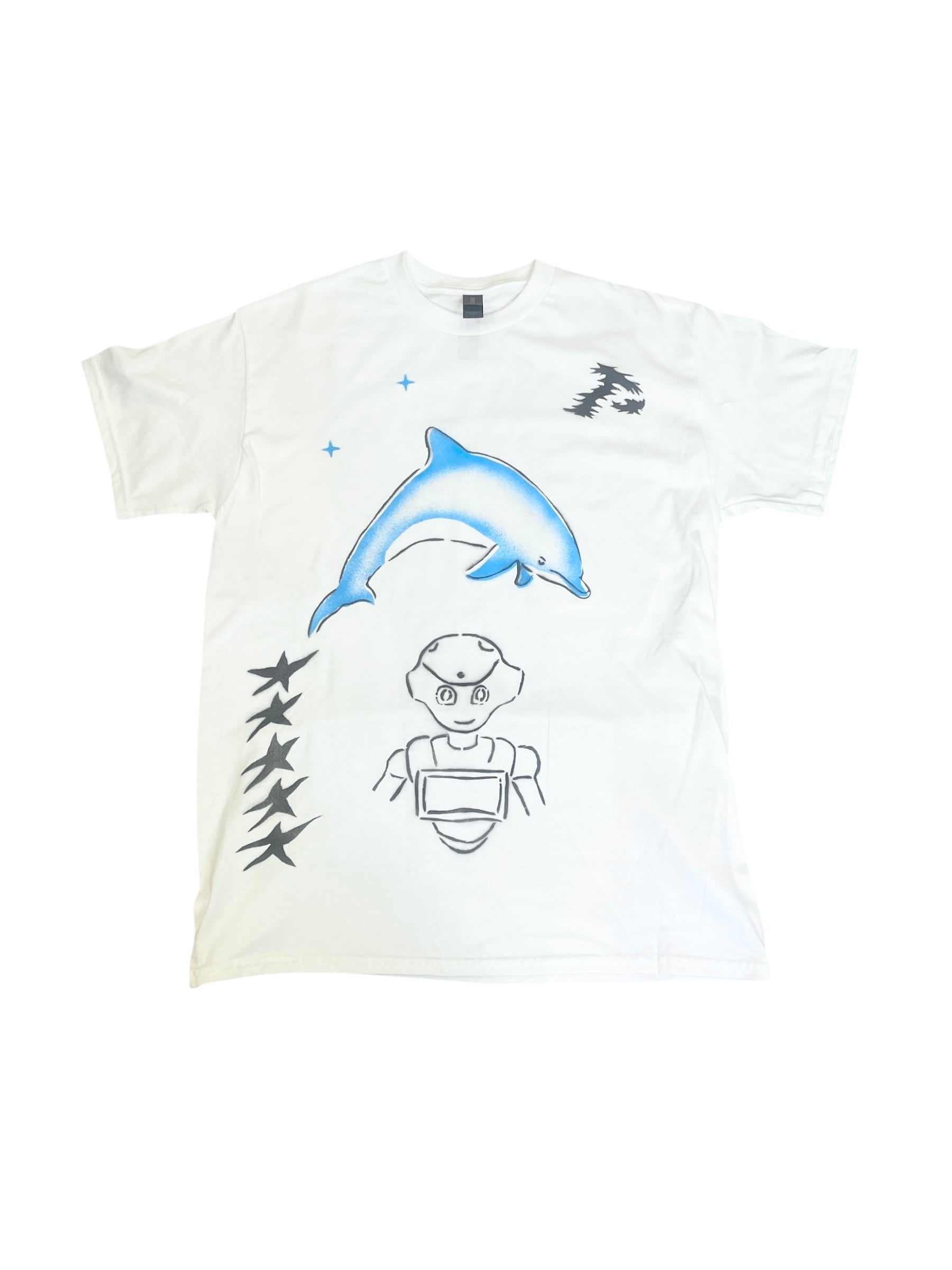 perfect plan Stencil T-shirt 【M】