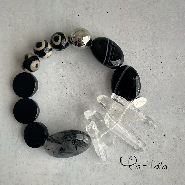 one color bracelet（black）