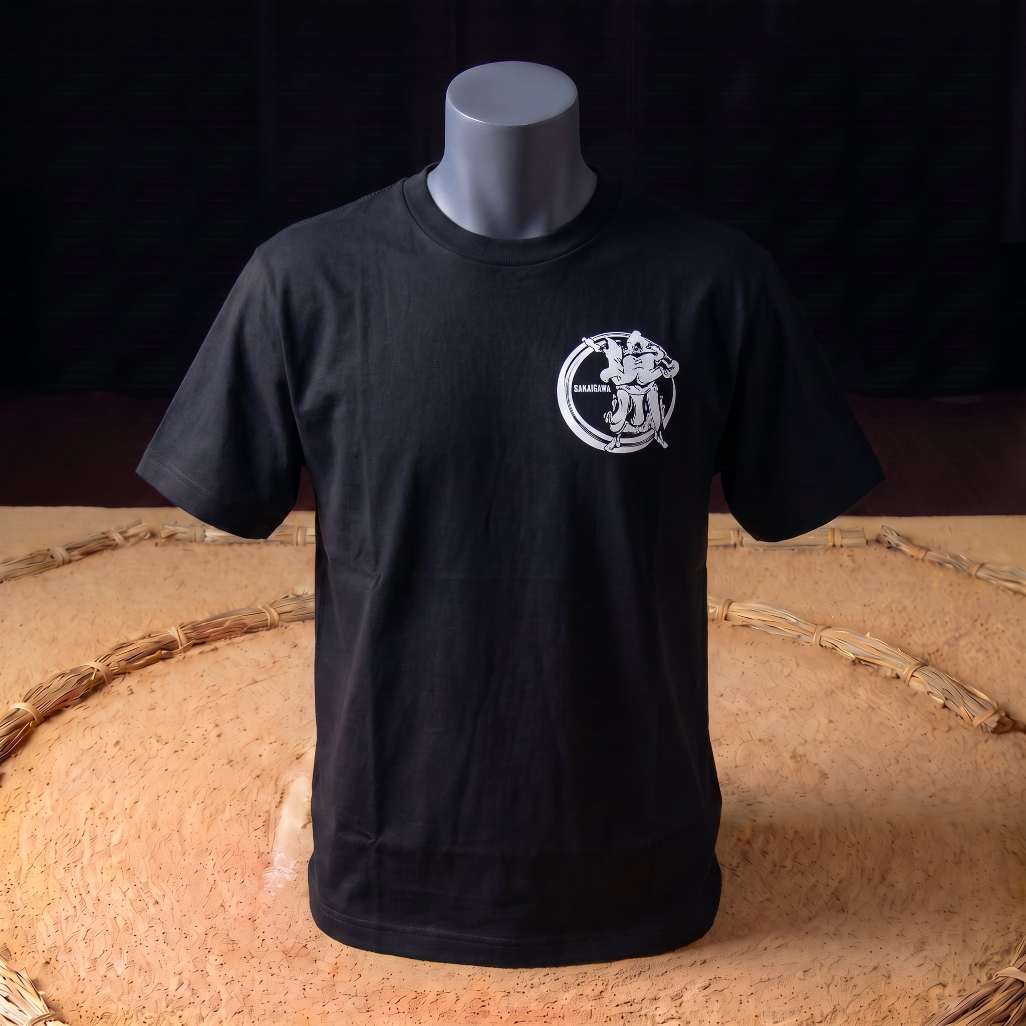 境川部屋公式Tシャツ-黒
