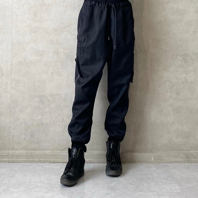 LINE PANTS / BLACK×REFLECTOR 【CYBER NEON】