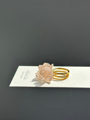 hydrangea earcuff