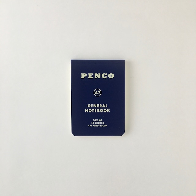 メモ帳 ノートブック ソフトPPノート A7 ネイビー / Soft PP Notebook A7 Navy PENCO