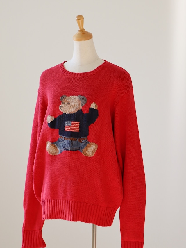 POLO BEAR Ralph Lauren sweater(Red)