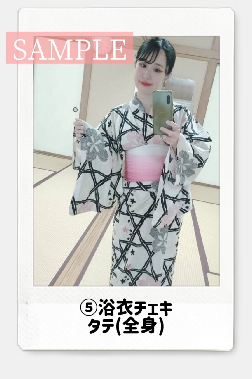 浴衣ソロチェキ】全6種類 | ◇野坂ひかり Online Shop [BASE]◇