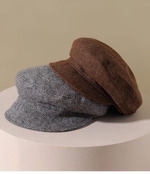 英国レトロ風キャスケット 2color W10411