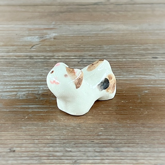 ねこ箸置き（立体）　ミケ