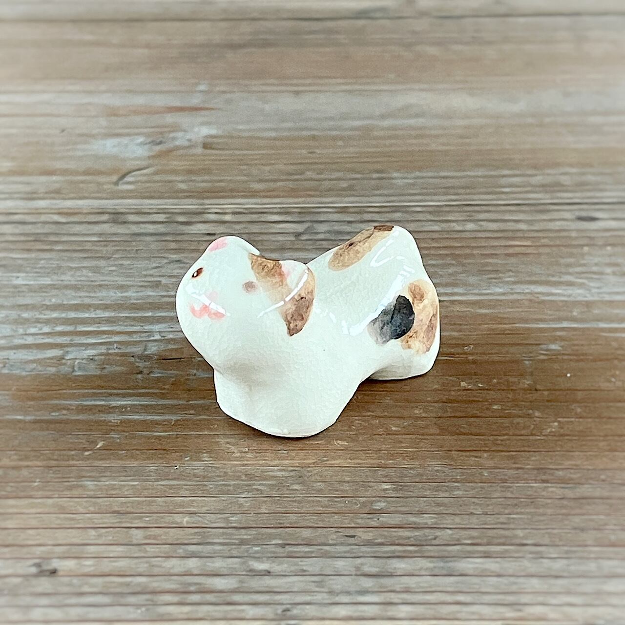 ねこ箸置き（立体）　ミケ