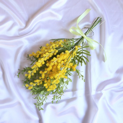 ミモザのミニスワッグ