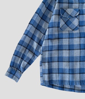-Acrallama- Vintage 60s M Wool Check Shirt