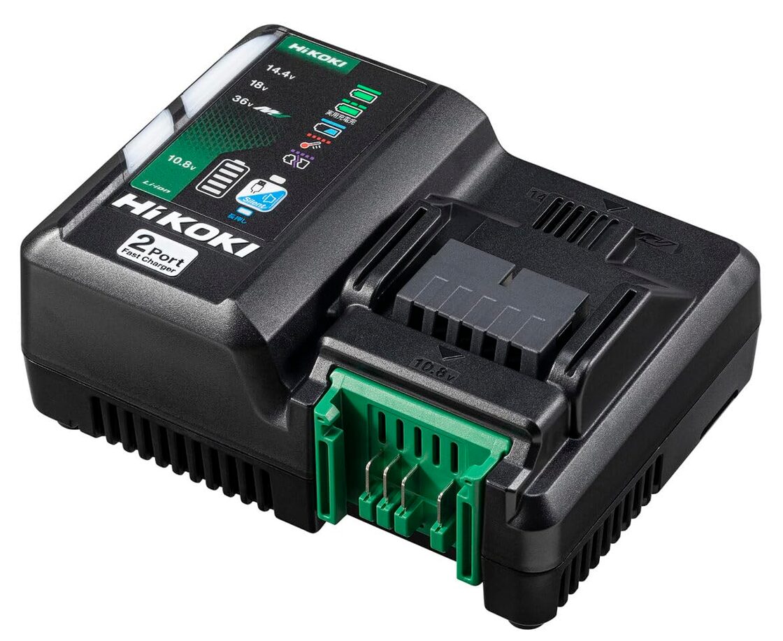 HiKOKI(ハイコーキ) 2ポート 急速充電器 10.8V 14.4V 18V マルチボルト 