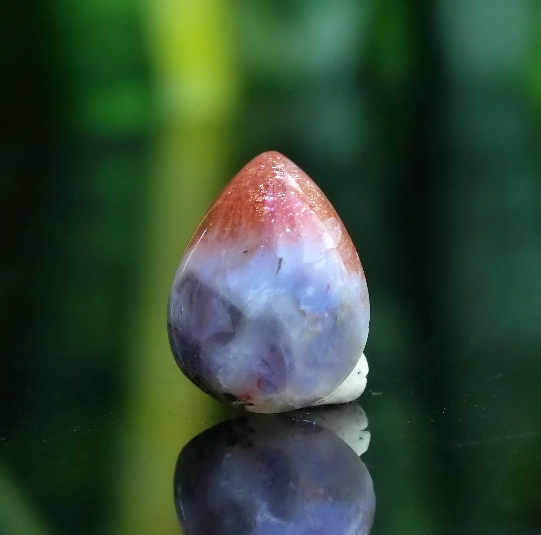 ぷっくり美人☆アイオライトサンストーン s1575 | Funky garuda Stone