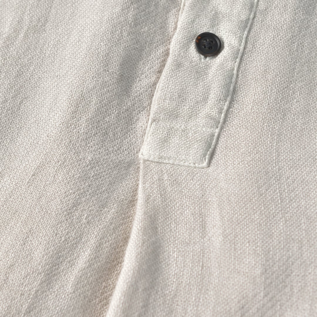 prit / フレンチリネンドビークロススタンドカラープルオーバーワンピース prit｜40/1フレンチリネンドビークロススタンドカラープル