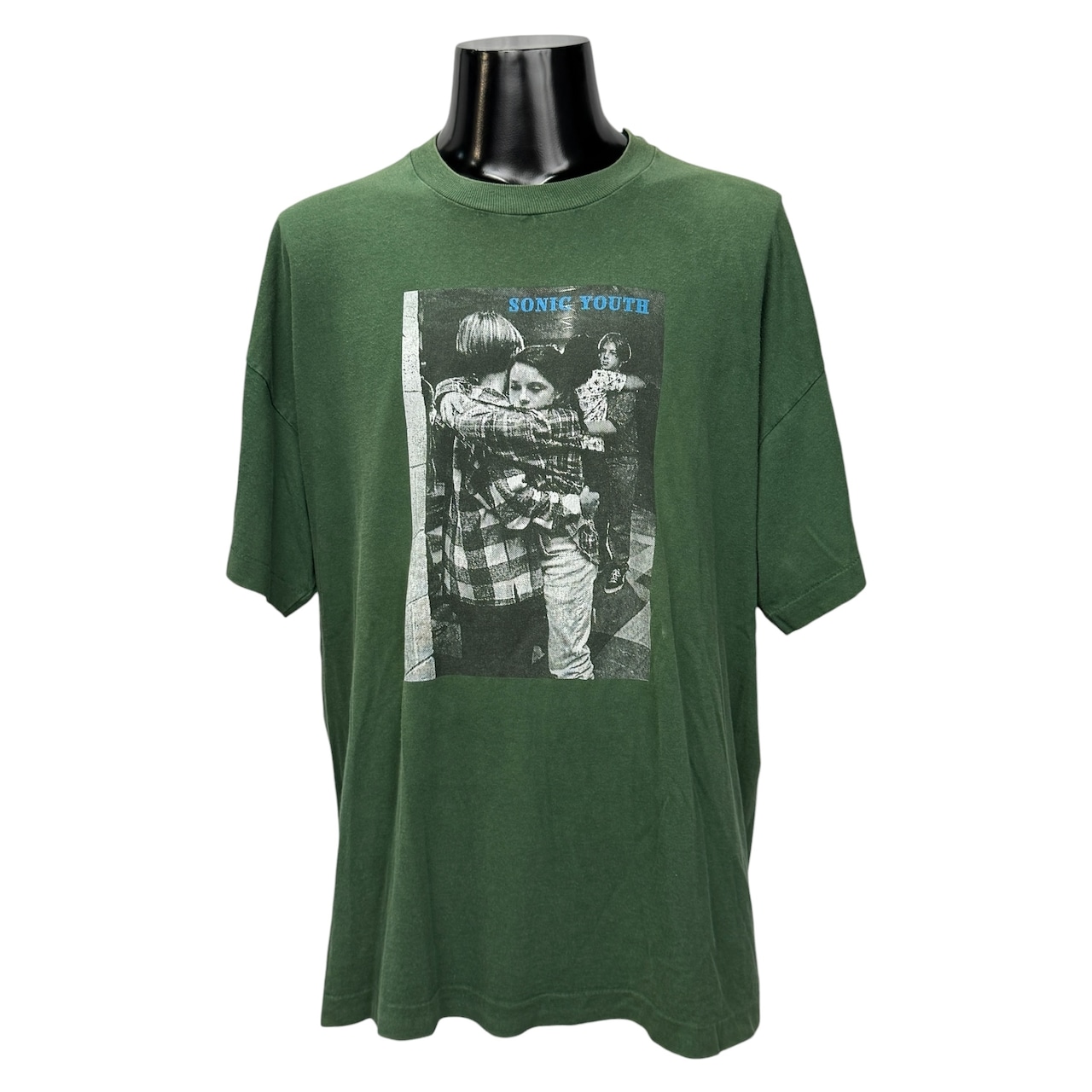 【SONIC YOUTH】ソニック・ユース "DANCING KIDS" GREEN 90's Vintage Tシャツ