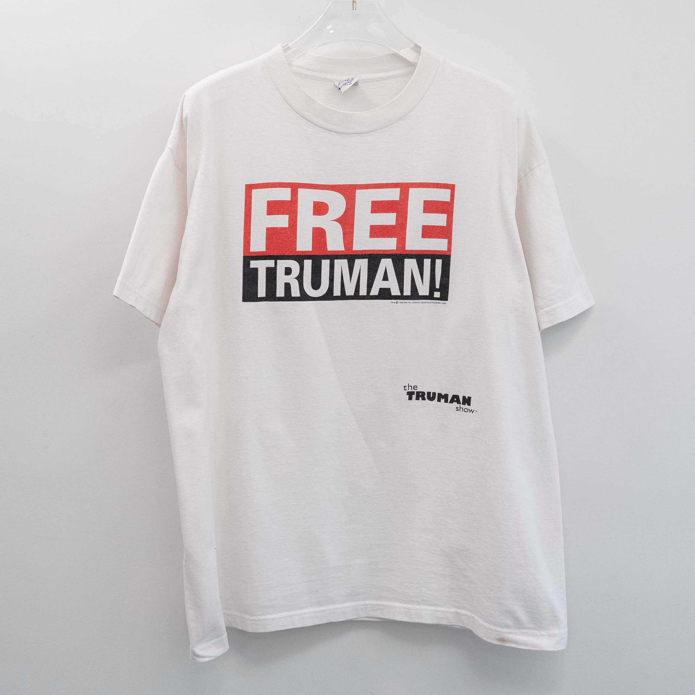 The Truman Show " Free Truman " US T'S 707 XL【A2-33】