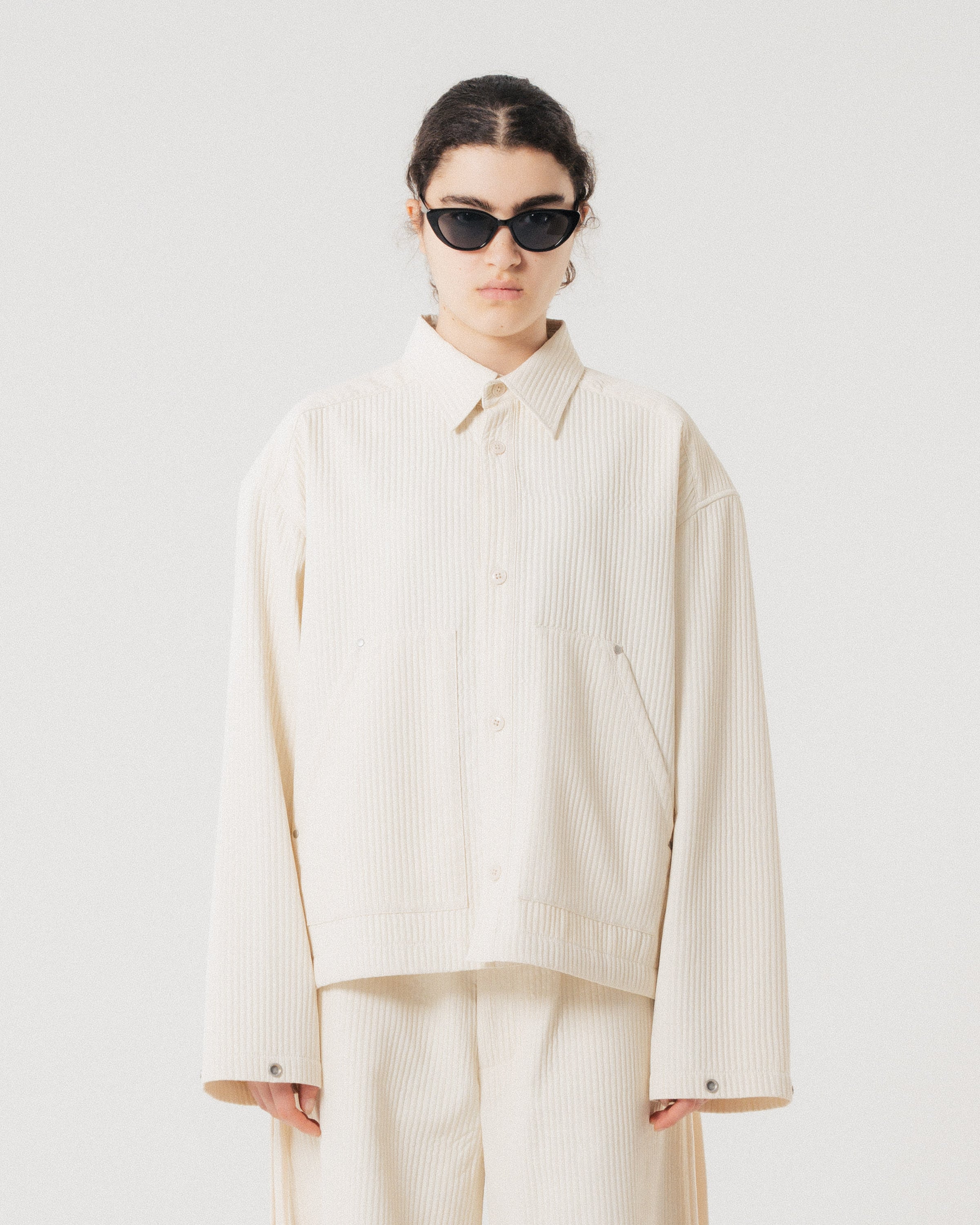 PRY Vertical T-shirt 【Nudy ファッション Taupe】