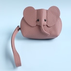 ゾウのコインケース「ピンク」