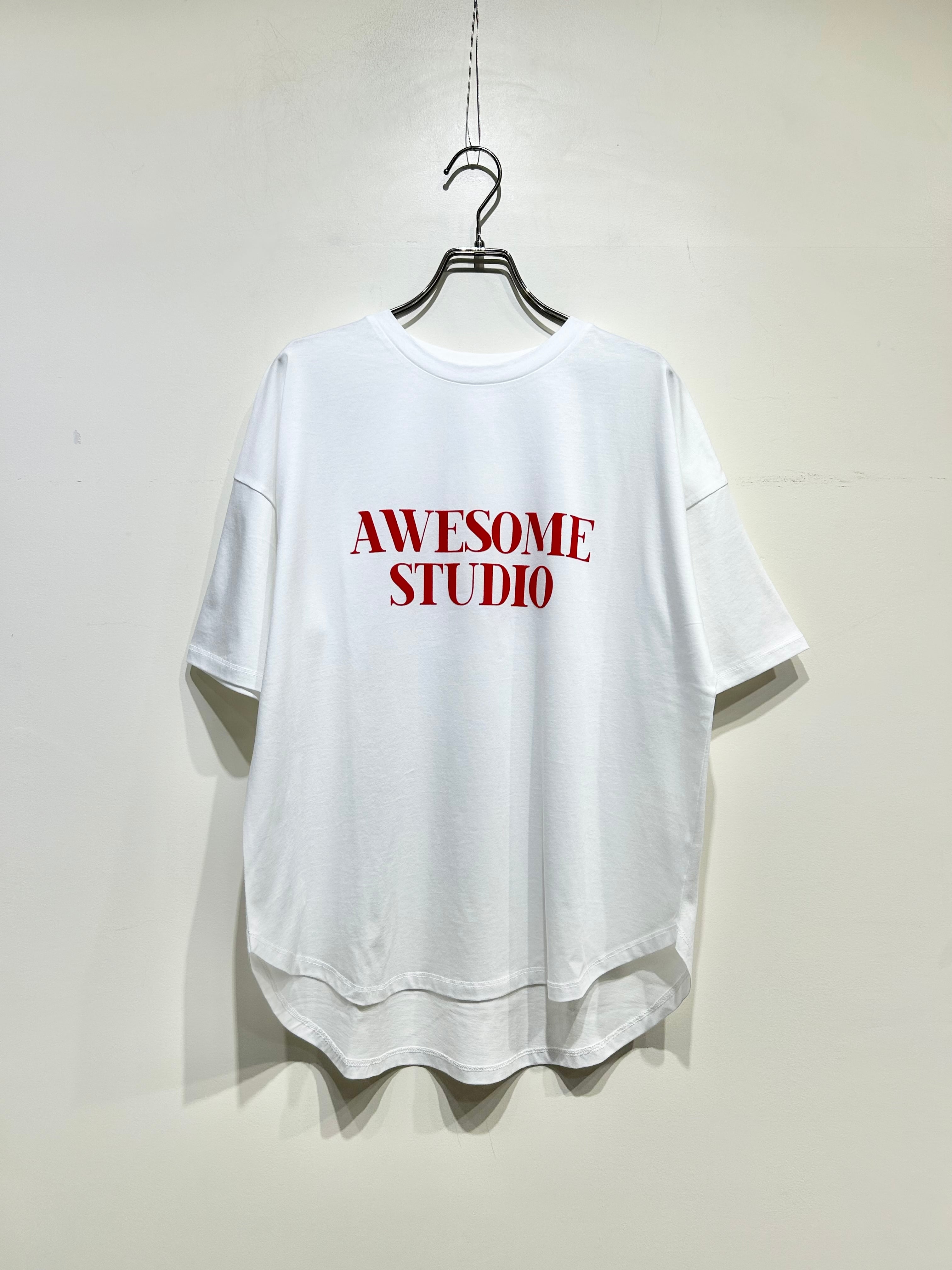mink chair シルケットフロッキープリントTEE