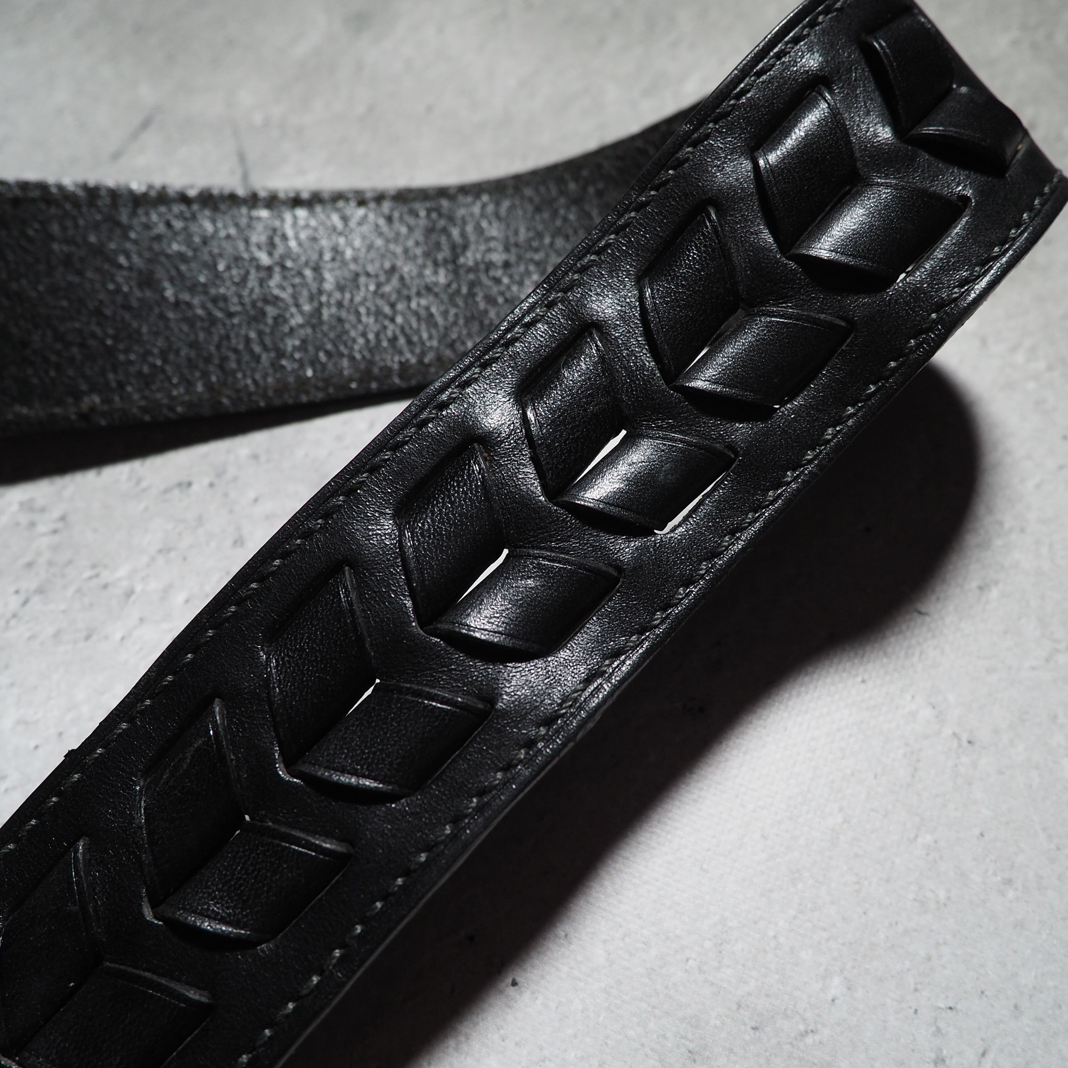 ” COACH ” Black leather 2ways hand shoulder Bag