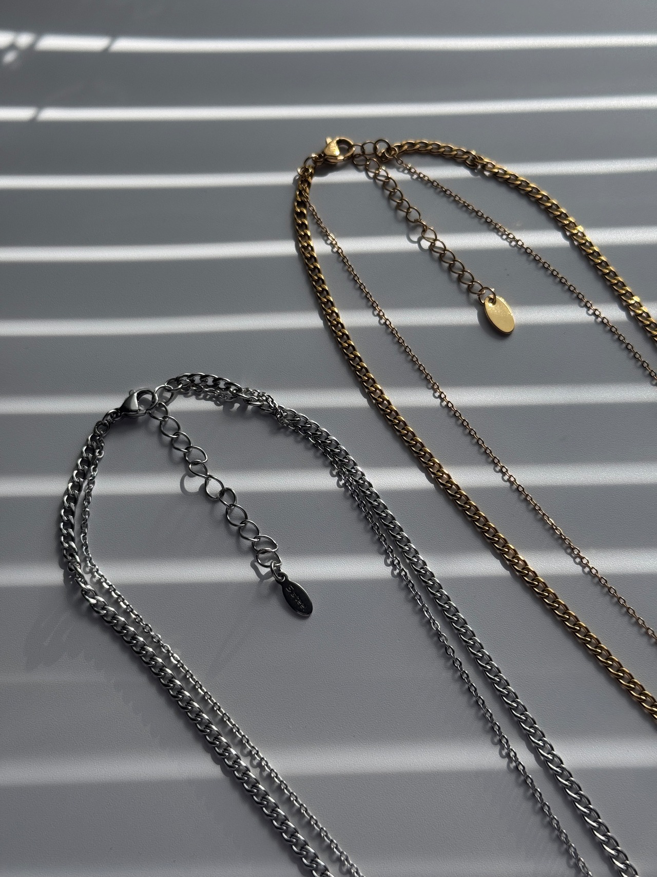 《2color》 Sun Charm Layered Necklace