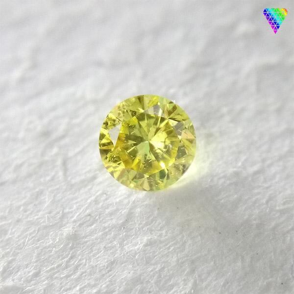 FANCY INTENSE YELLOW 0.168ct＆0.174ct/OV