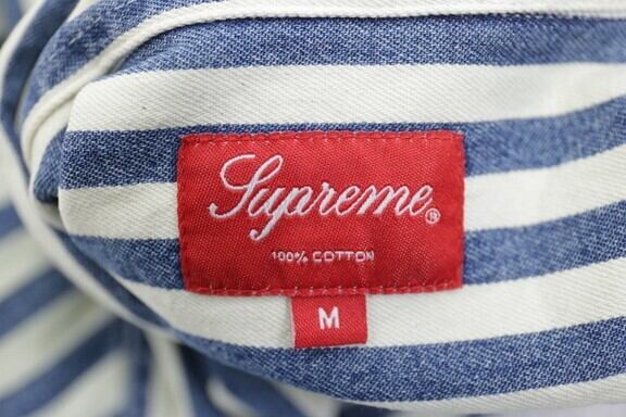 Supreme 19AW DENIM SHIRT STRIPE MEDIUM 75HE6167 | BRAND BUYERS OSAKA