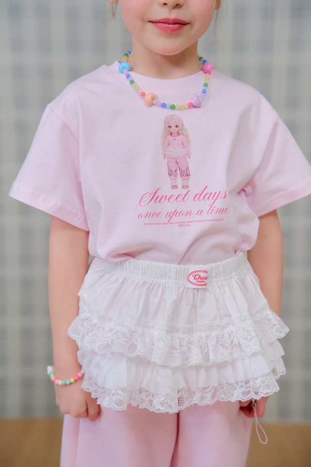 【即納】<chouchoushasha> Lace layered skirt