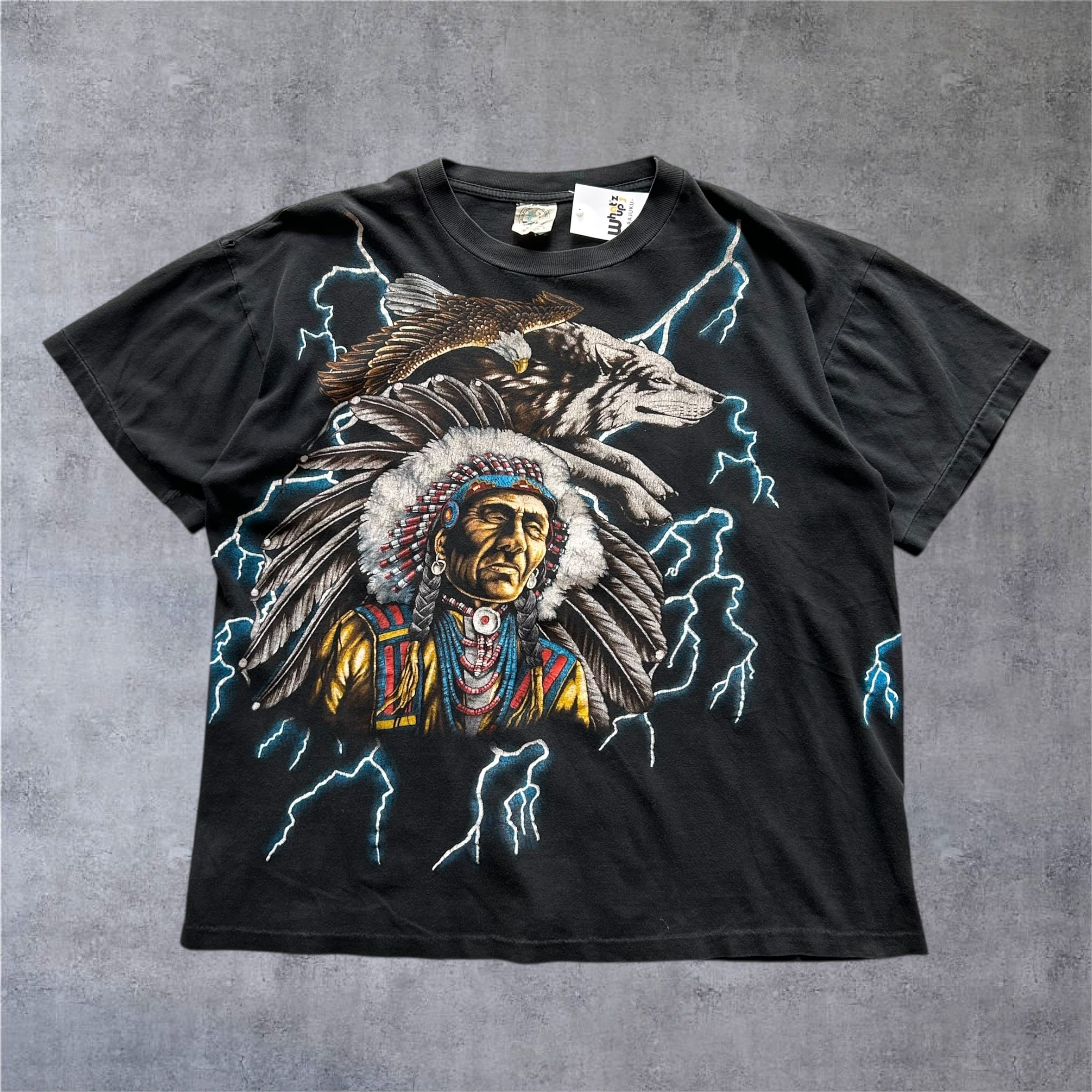 1990s AMERICAN THUNDER "Indian" T-shirt【高円寺店】
