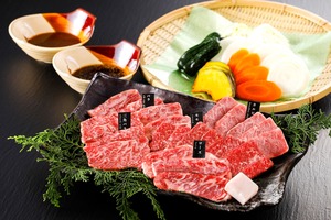 厳選 但馬牛焼肉食べ比べ５種盛【500g】（４～６人前）タレ付（醤油タレ、味噌タレをお選び下さい）