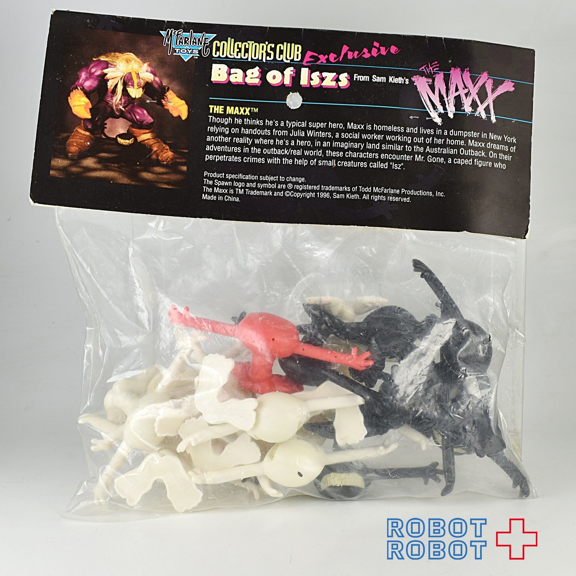 マクファーレン スポーン バッグ・オブ・イズ THE MAXX ソフビ セット 