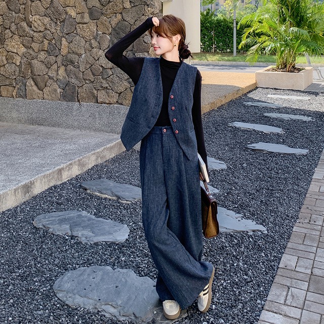 【セットアップ】 セットアップ レディース おしゃれ ママ ワイド パンツ ジレ ベスト 春 秋 冬 20代 30代 40代 きれいめ スーツ ママ ドレス ママスーツ ママジャケット かっこいいパンツドレス ママパンツスーツ パンツドレス セレモニースーツ スーツ ドレス S Ｍ L XL
