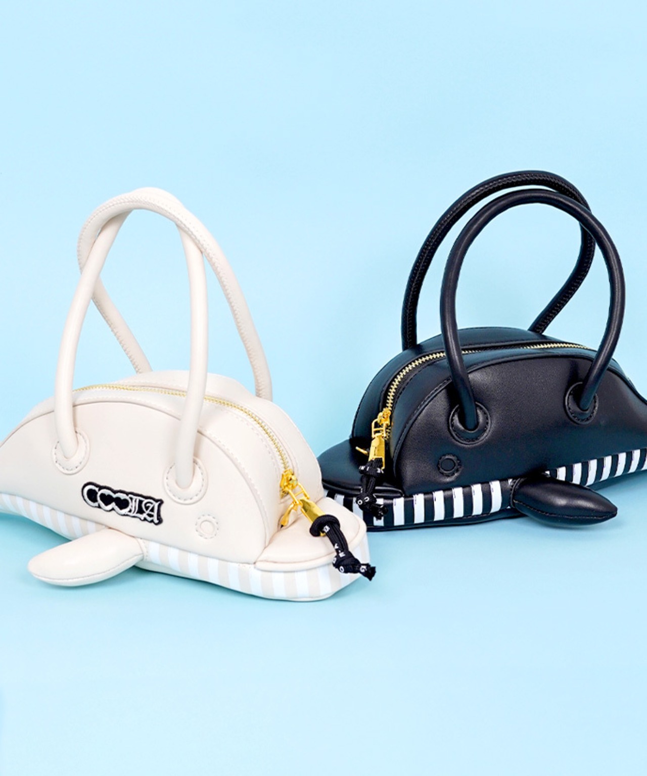 【直営限定アイテム】COOLAドルフィンハンドBAG (IVORY)　CQ-46517H