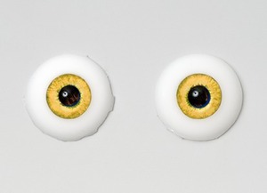 Silicone eye - 11mm Pale Amber