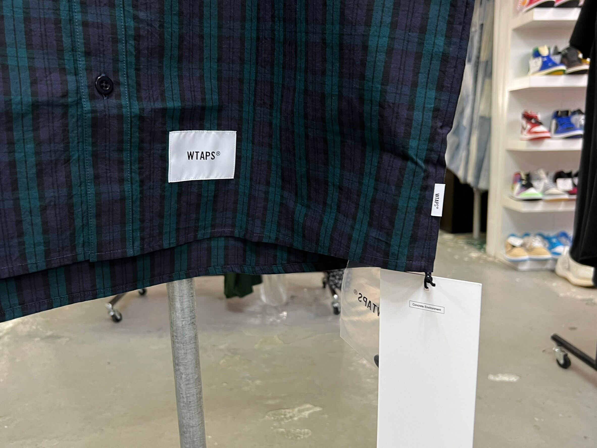WTAPS 22SS LP SS SHIRT LICO DUMP TEXTILE GREEN 03 146198 | BRAND 