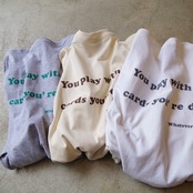 one f NUTS L/S Tee Grey×Green