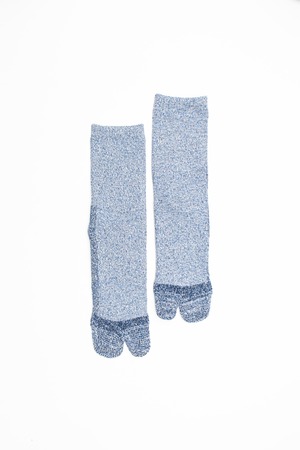 Cotton Silk Socks(Blue)