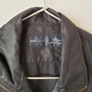 【USED】SHIPS　シップス　ジャケット　ライダース　黒