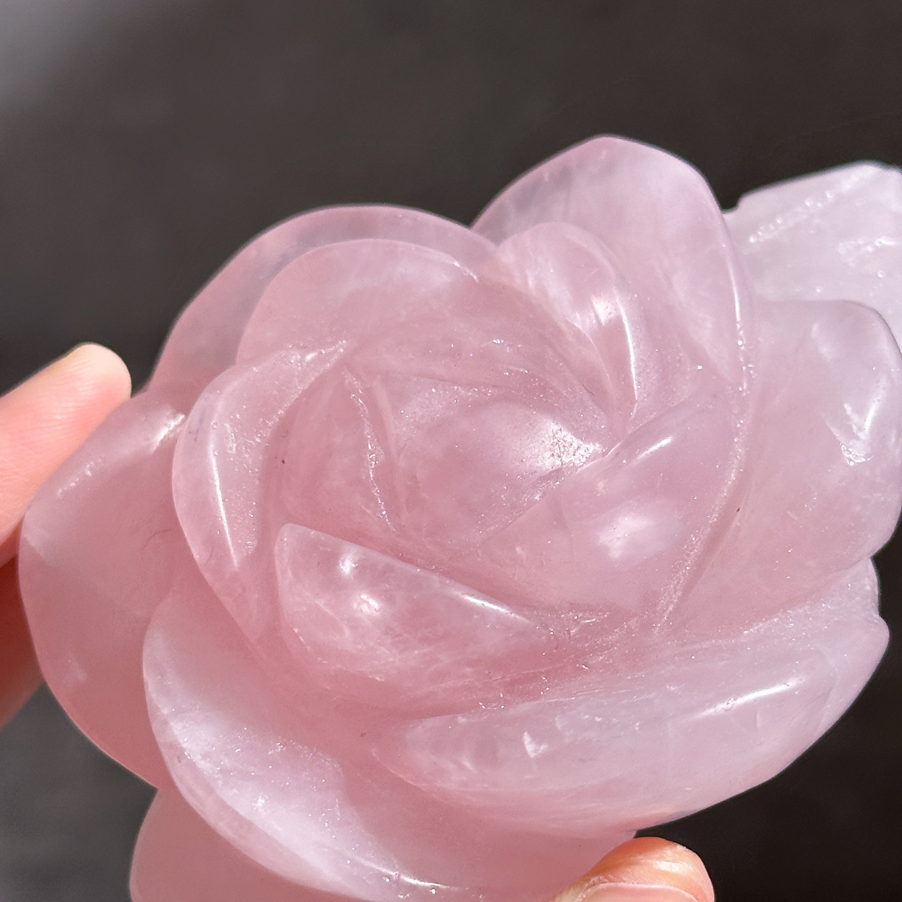 Big ローズクォーツ バラ 01◇ Rose Quartz ◇天然石・鉱物