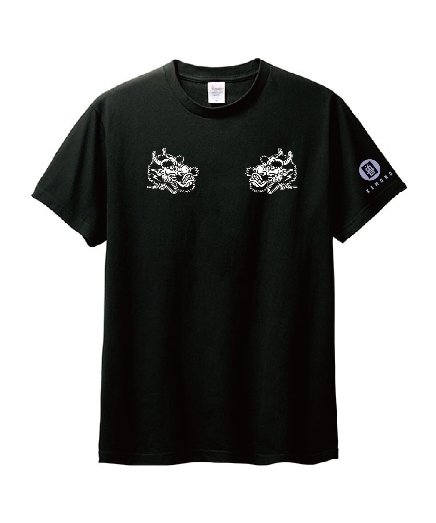 KEMONO【ドラゴンスーベニアTシャツ】ブラック | Yasunori Kimata