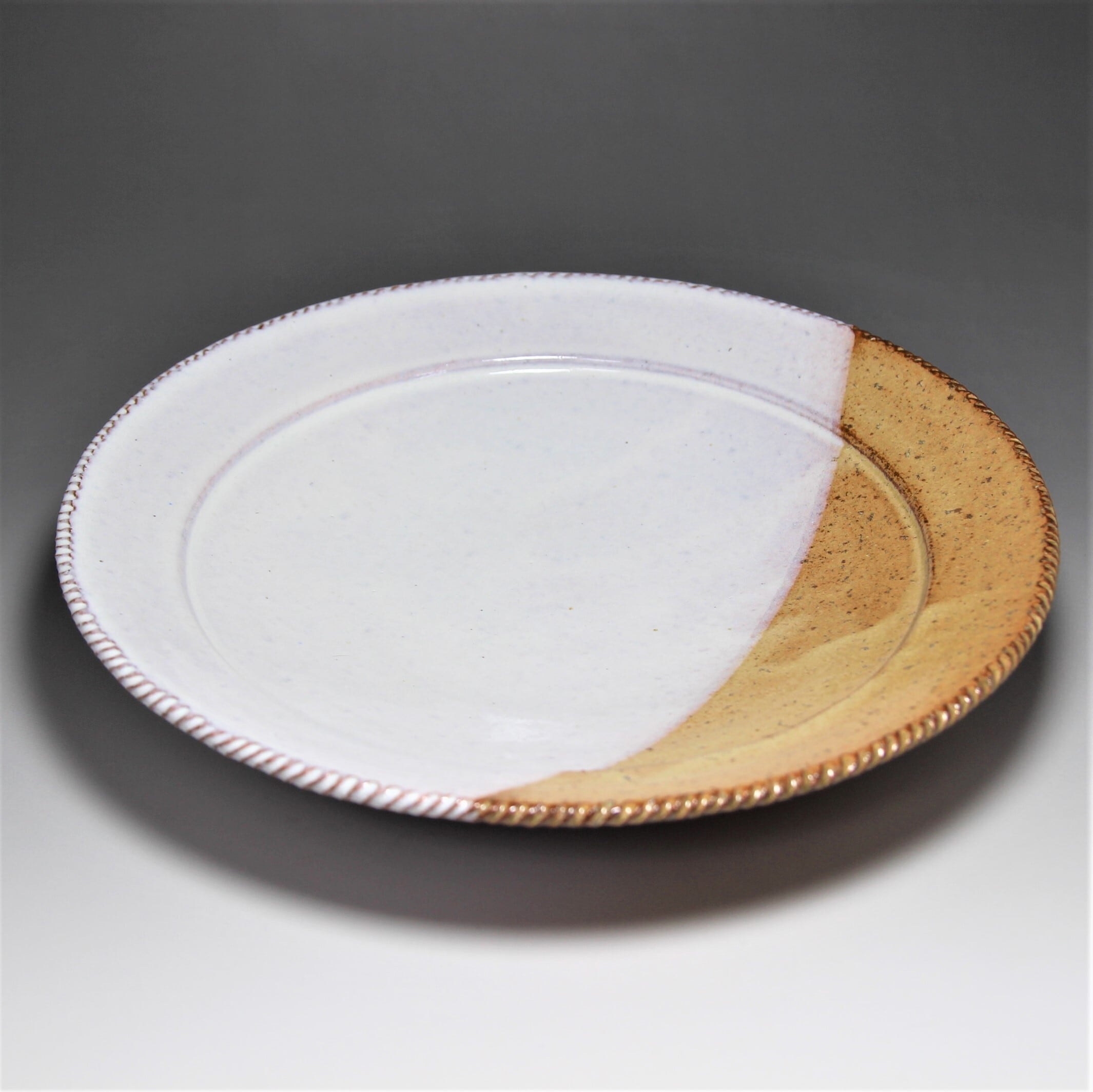 掛け分けリム皿8寸 | 松雲山窯